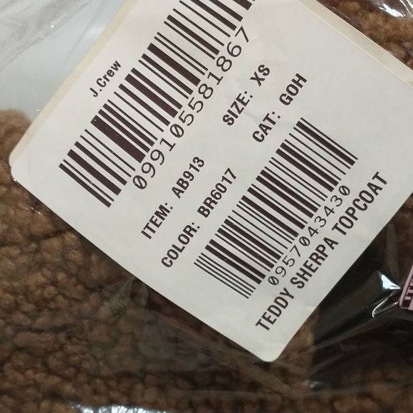 J Crew Teddy Sherpa Topcoat | brown | XS - Picture 5 of 11